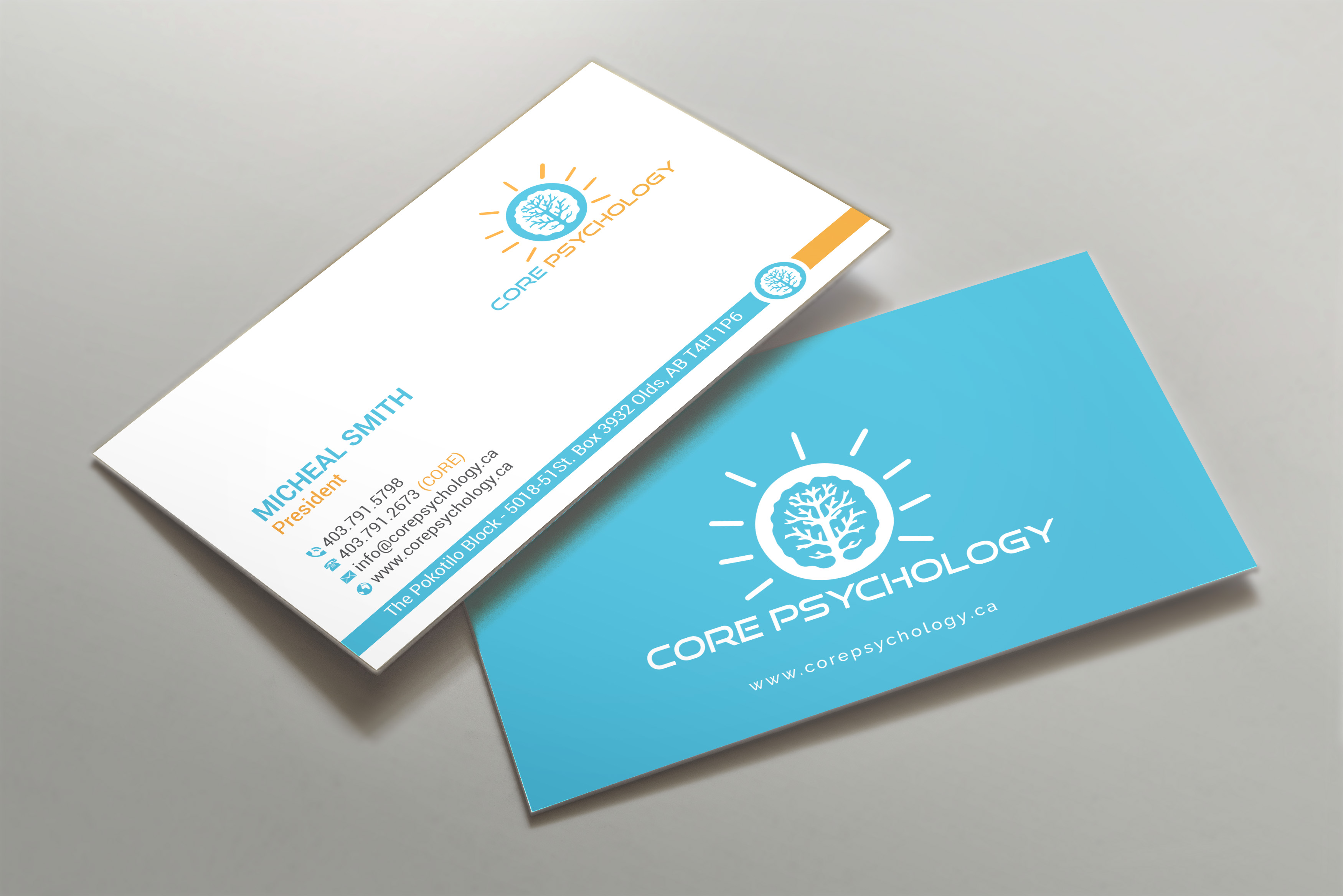 Stationery Design by R.design for Core Psychology Inc. | Design #22491742