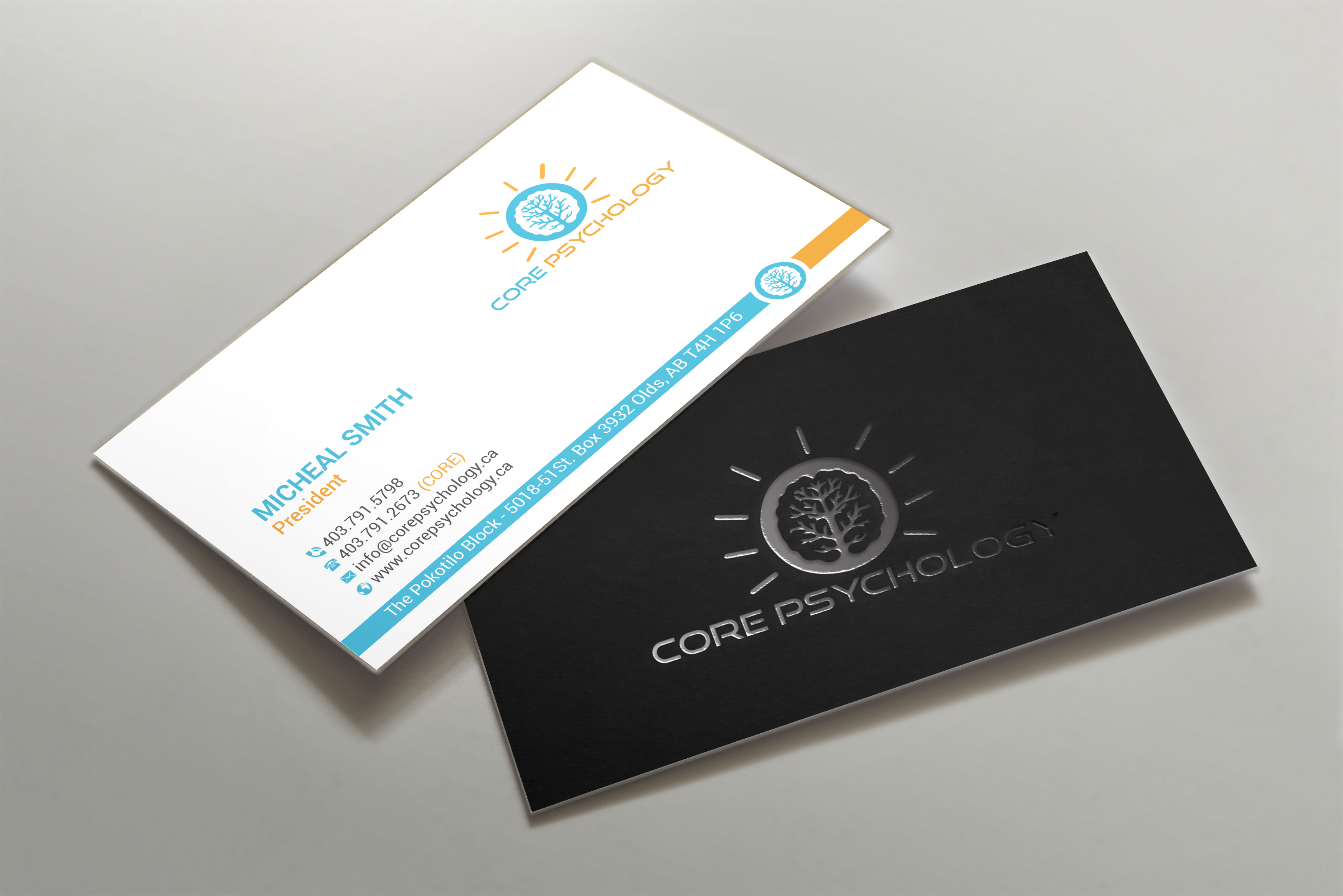 Stationery Design by R.design for Core Psychology Inc. | Design #22519994