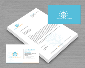 Stationery Design by Bold Pixels for Core Psychology Inc. | Design: #22483991