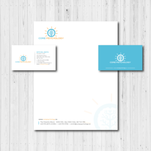 Stationery Design by Bold Pixels for Core Psychology Inc. | Design: #22496515