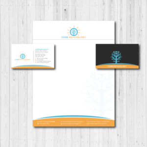 Stationery Design by Bold Pixels for Core Psychology Inc. | Design: #22497112