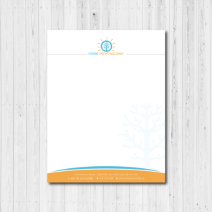 Stationery Design by Bold Pixels for Core Psychology Inc. | Design: #22505455