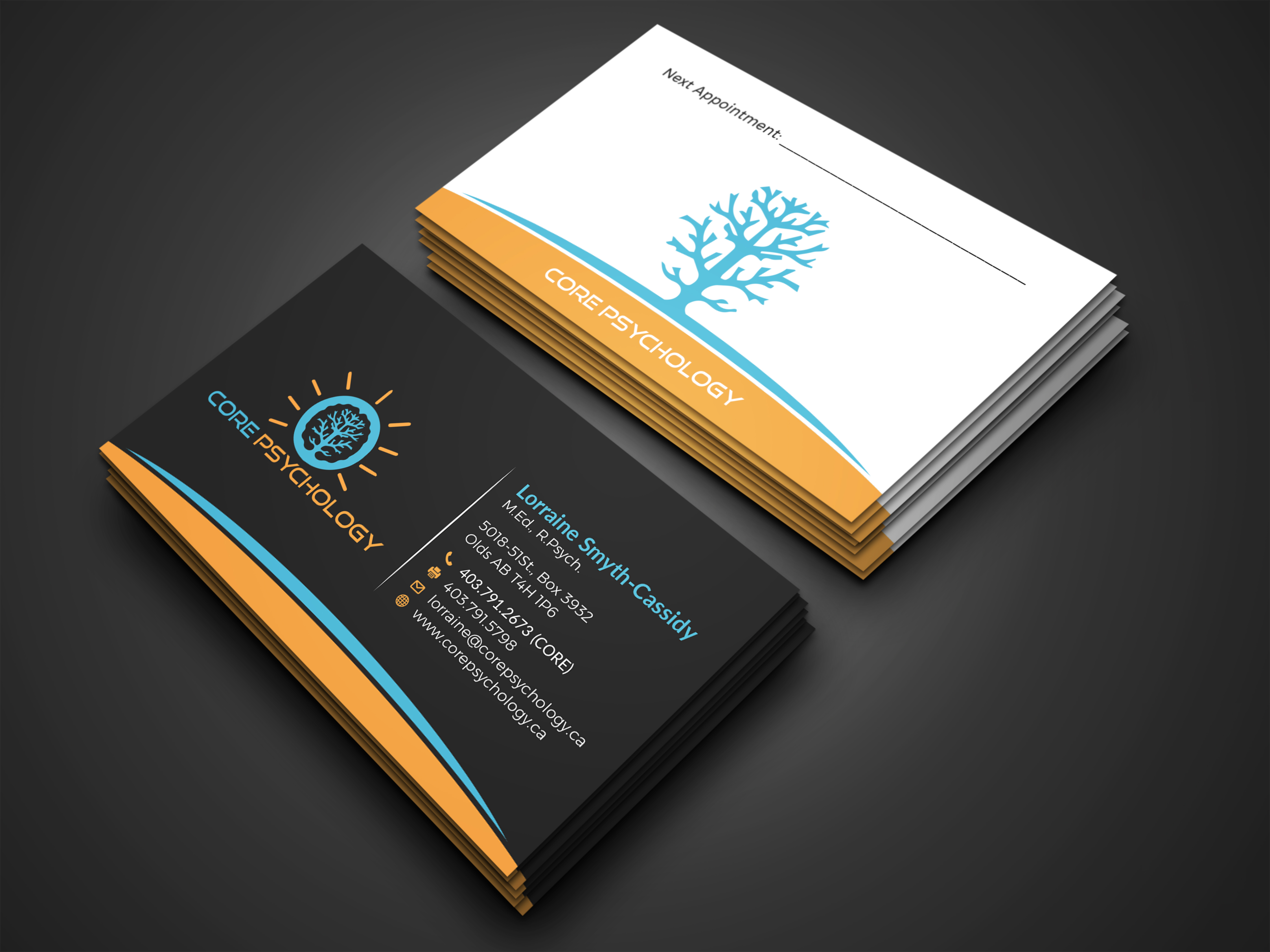 Schreibwaren-Design von Bold Pixels für Core Psychology Inc. | Design #22505530