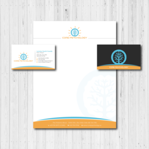 Stationery Design by Bold Pixels for Core Psychology Inc. | Design: #22513866