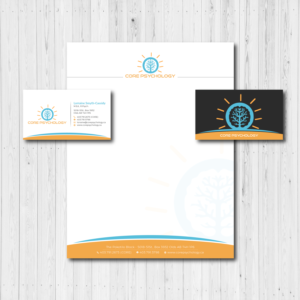 Stationery Design by Bold Pixels for Core Psychology Inc. | Design: #22513867