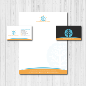 Stationery Design by Bold Pixels for Core Psychology Inc. | Design: #22514533
