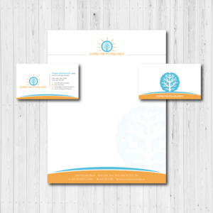 Business Card and Letterhead for Core Psychology | Schreibwaren-Design von Bold Pixels
