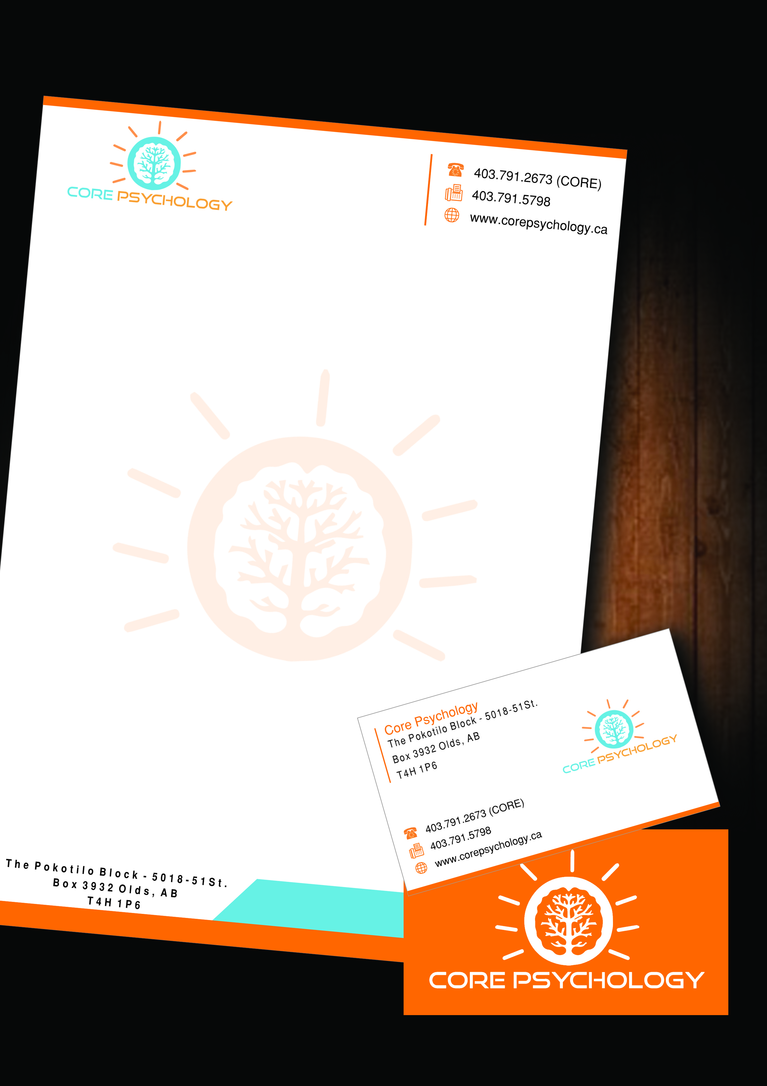 Stationery Design by Swapna2 for Core Psychology Inc. | Design #22513953