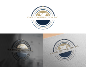Logo-Design von IHefney für K & B Construction, Inc. | Design #22473122
