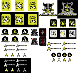 Stickers Set for Archery brand | Diseño de Sticker por AFD