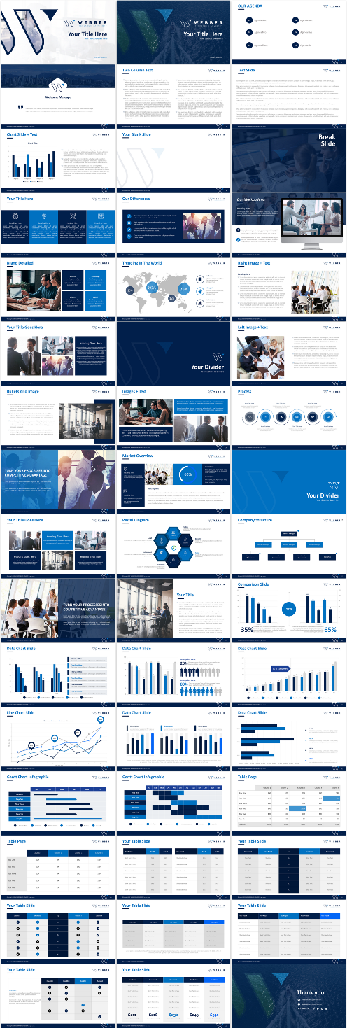 PowerPoint-Design von Imazing für Webber Research & Advisory LLC | Design #22507291