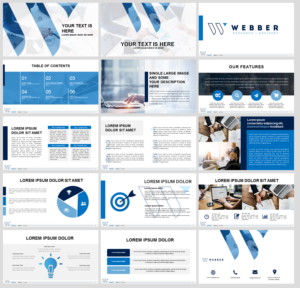 PowerPoint Design by IndreDesign for Webber Research & Advisory LLC | Design: #22477433