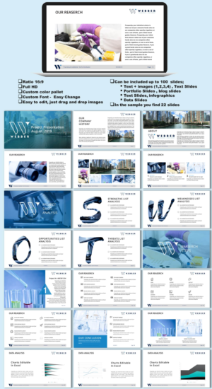 PowerPoint Design by joseborgesbarboza 2 for Webber Research & Advisory LLC | Design: #22507950