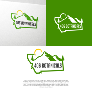 406 Botanicals | Logo Design by laba tiada henti