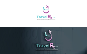 TravelRx (with or without LLC) +/- motto (Your Prescription For Amazing Travel Experiences) | Logo-Design von MT