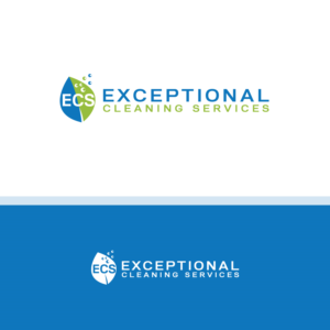 Exceptional Cleaning Services OR ECS | Logo Design by MG.graphics