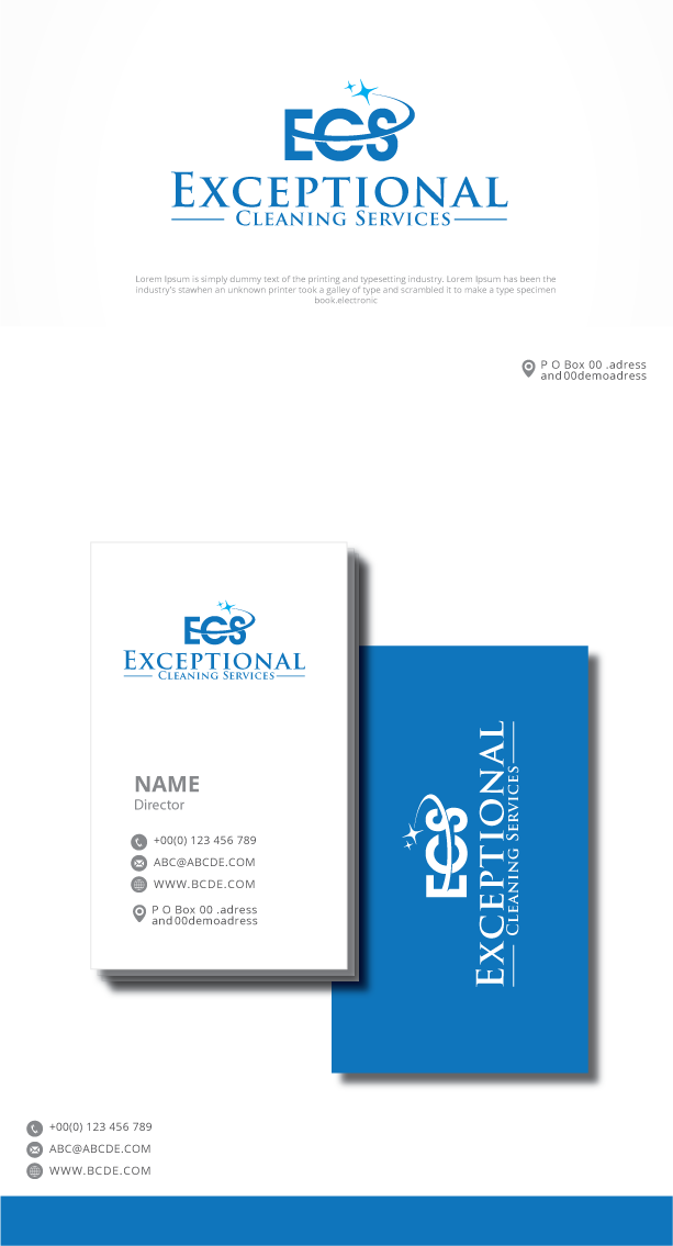 Logo Design by graphicevolution for Exceptional Cleaning Services | Design #22484440