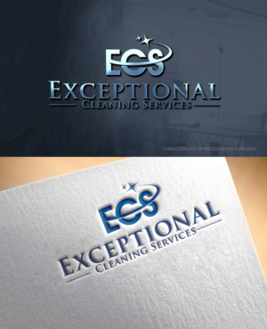 Exceptional Cleaning Services OR ECS | Logo Design by graphicevolution