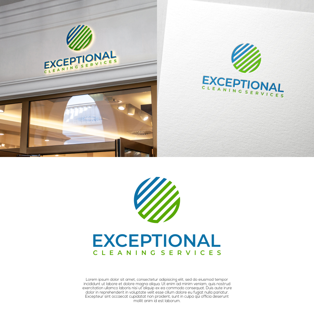 Logo Design by laba tiada henti for Exceptional Cleaning Services | Design #22487447