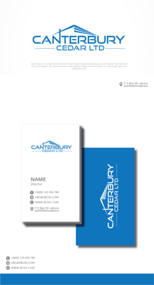 Logo Design by graphicevolution for canterbury cedar ltd | Design: #22478454