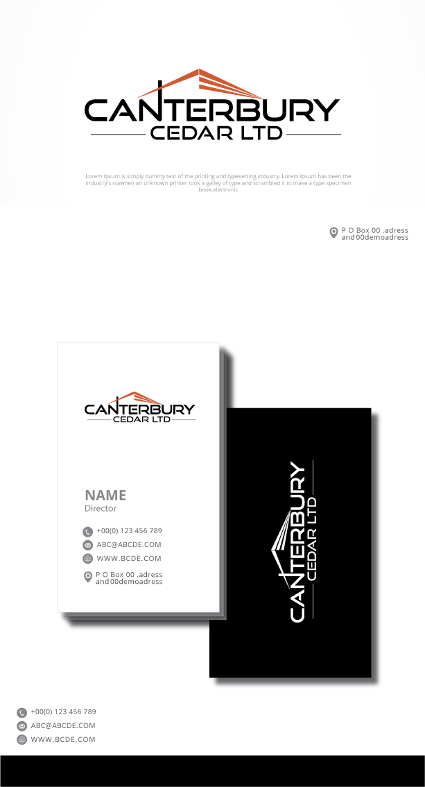 Diseño de Logo por graphicevolution para canterbury cedar ltd | Diseño #22538519