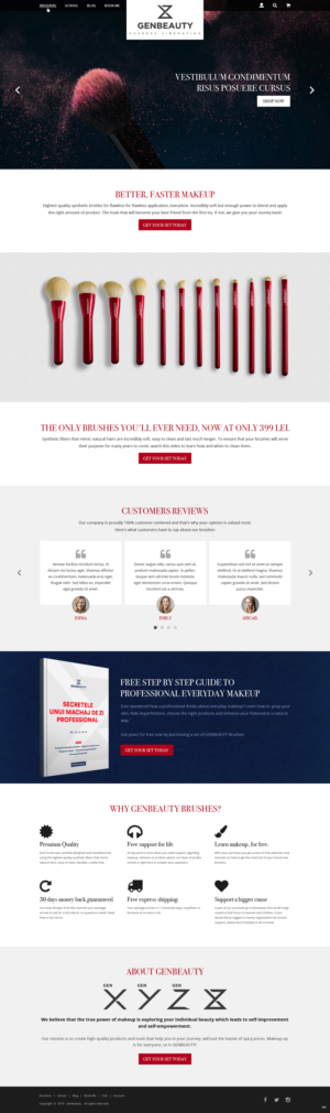 Web Design by pb for this project | Design: #22498412