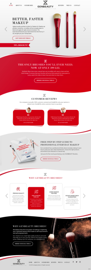 Web Design by pb for this project | Design: #22498414