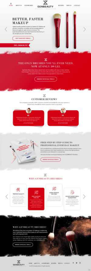 Web Design by pb for this project | Design: #22498417