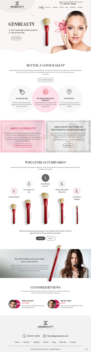 Web Design by pb for this project | Design: #22504988