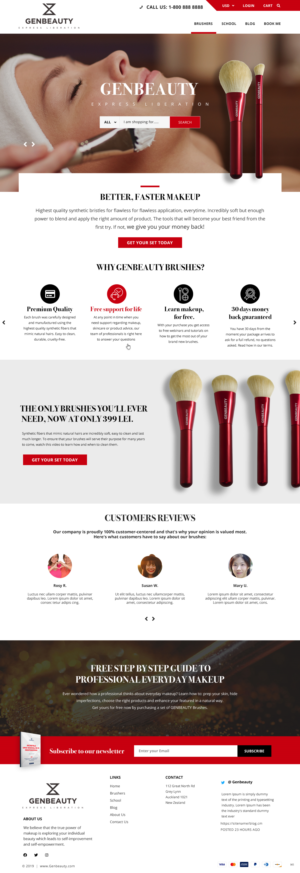 Web Design by pb for this project | Design: #22513532
