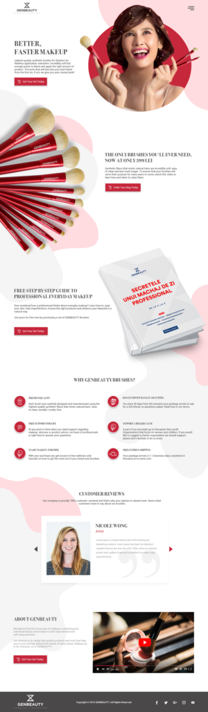 Design Sales-Funnel page for our beauty brand* | Web-Design von bdesigner9