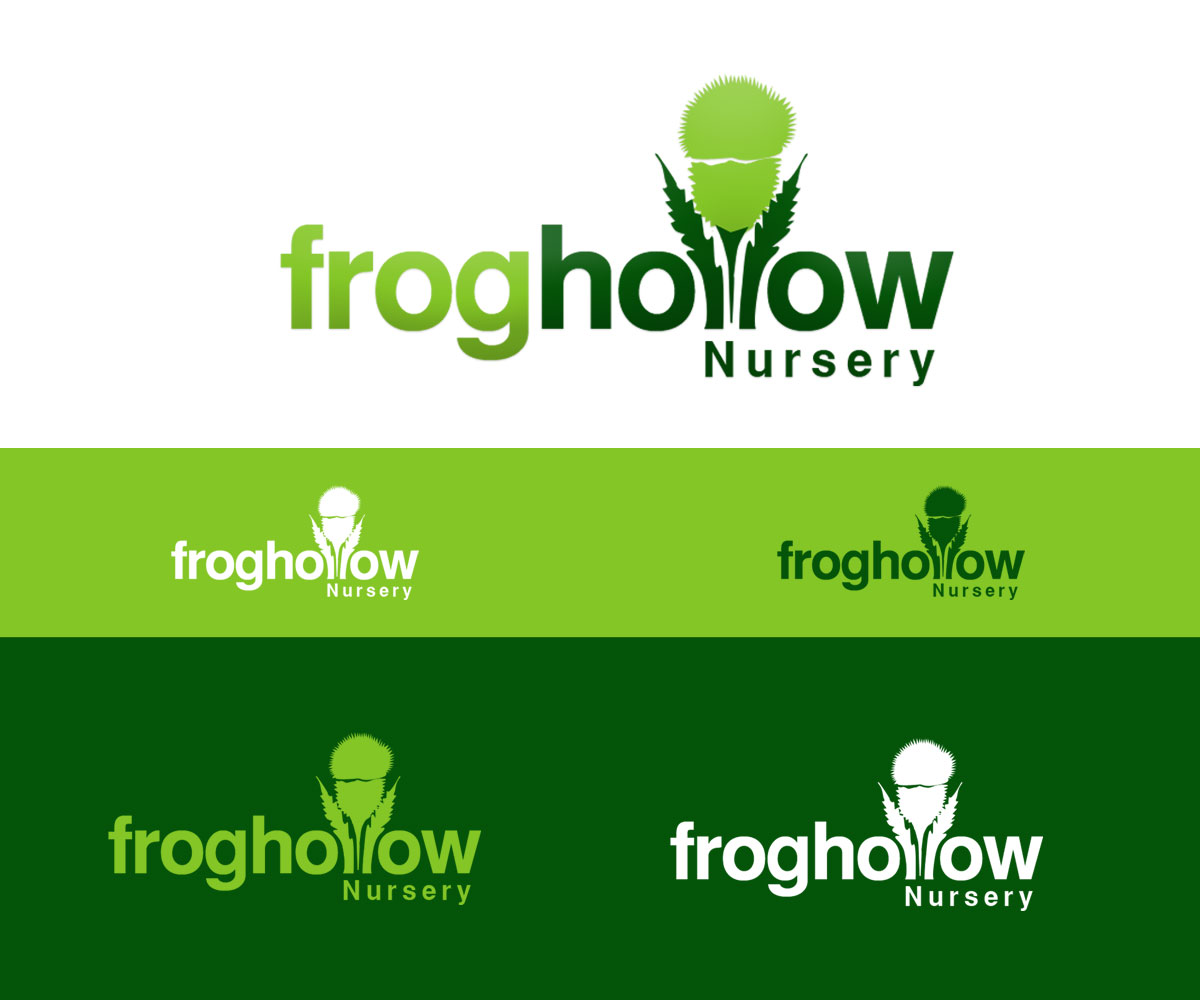 Logo Design by polj designs for Frog Hollow Nursery | Design #2950916