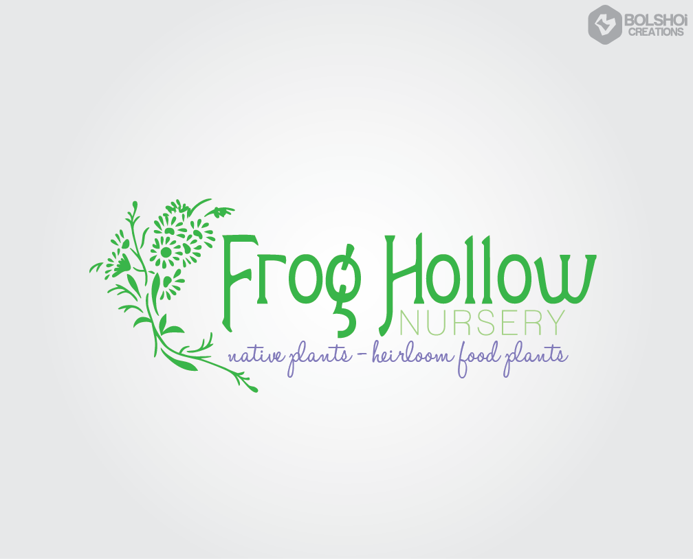 Design de Logo par Bolshoi Creations pour Frog Hollow Nursery | Design #2994310