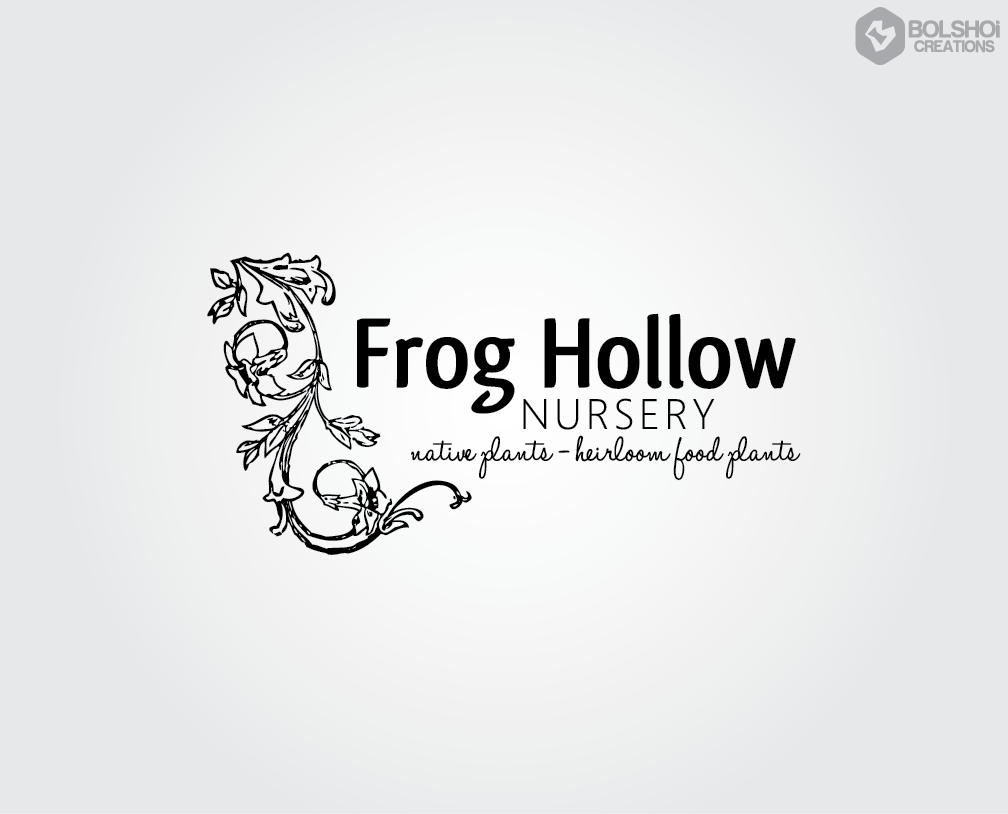 Design de Logo par Bolshoi Creations pour Frog Hollow Nursery | Design #3001232