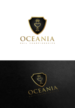 OCEANIA                     NAIL CHAMPIONSHIPS | Logo Design by siti MWDesign