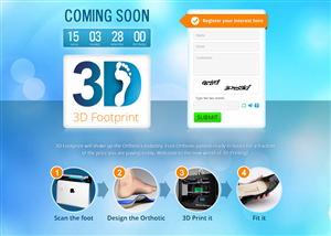 3D Printing Business coming soon page | Web Design by James