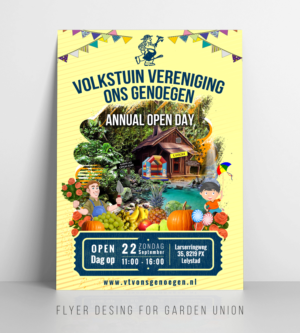 Flyer desing for our garden union | Flyer-Design von Navisol Creatives