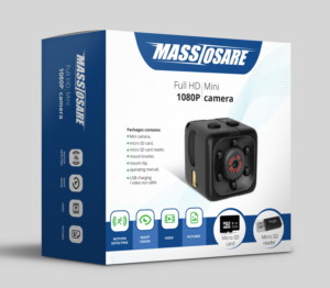 Stylized brand name and package design project for mini camera | Verpackungs-Design von Navisol Creatives