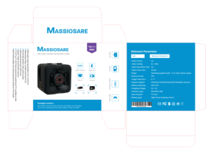 Stylized brand name and package design project for mini camera | Design Emballage par Anggerism