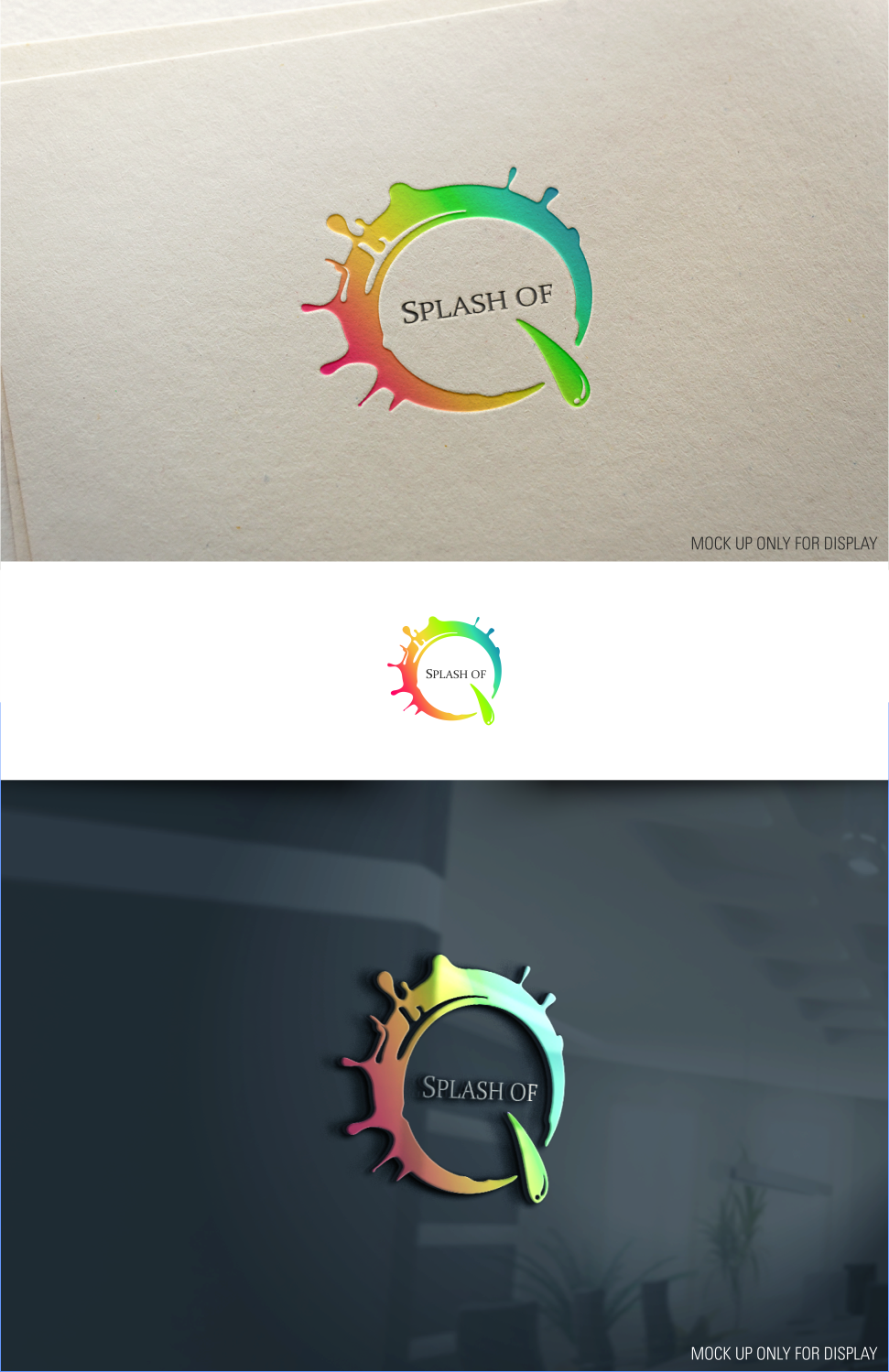 Logo Design by Walloker for Splash of Q | Design #22490532