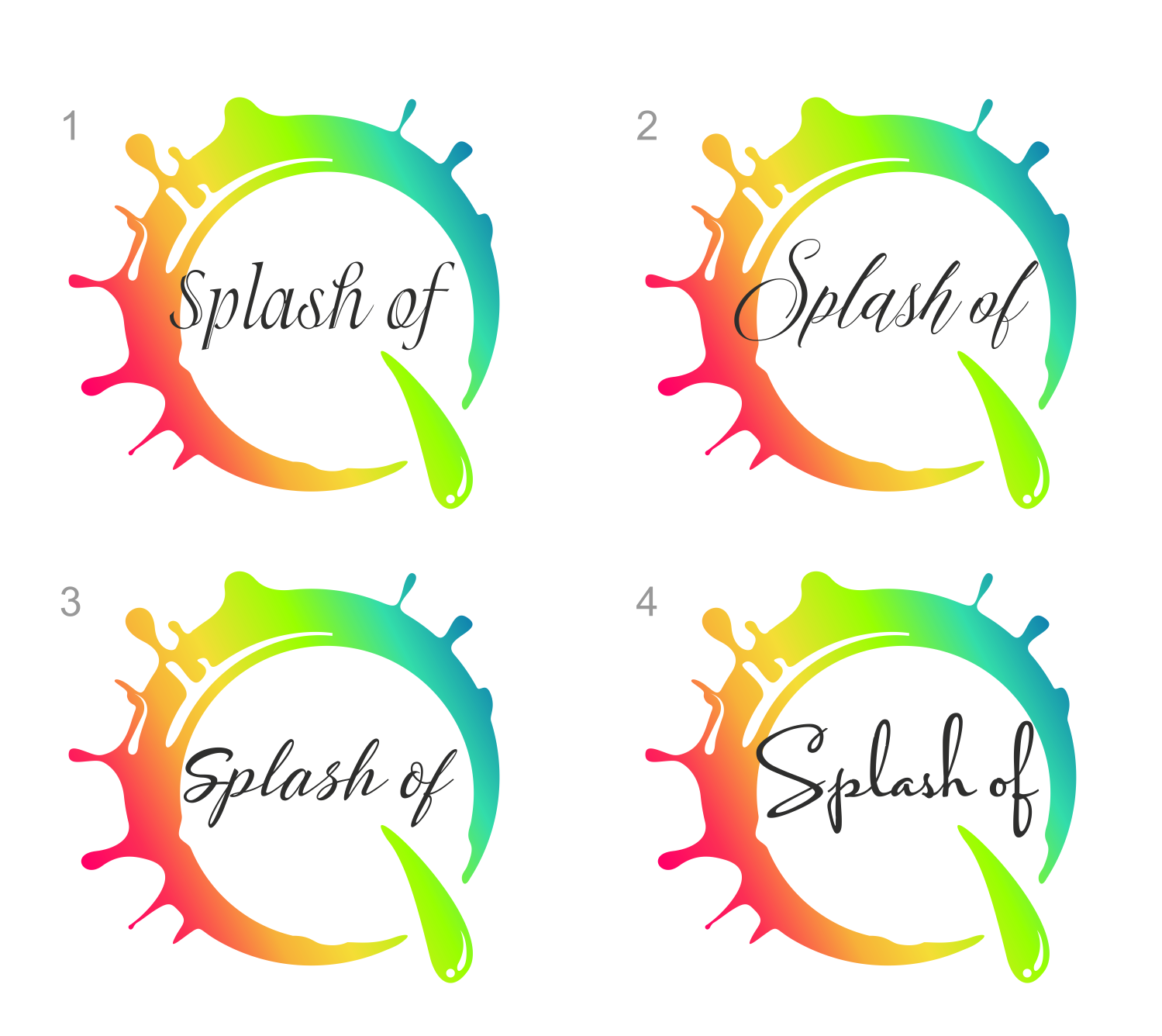 Logo-Design von Walloker für Splash of Q | Design #22516425