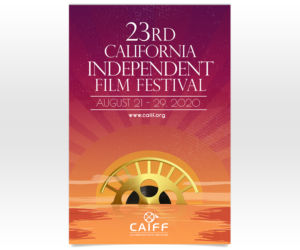 23rd Annual California Independent Film Festival Poster | Poster-Design von Luniere Designs