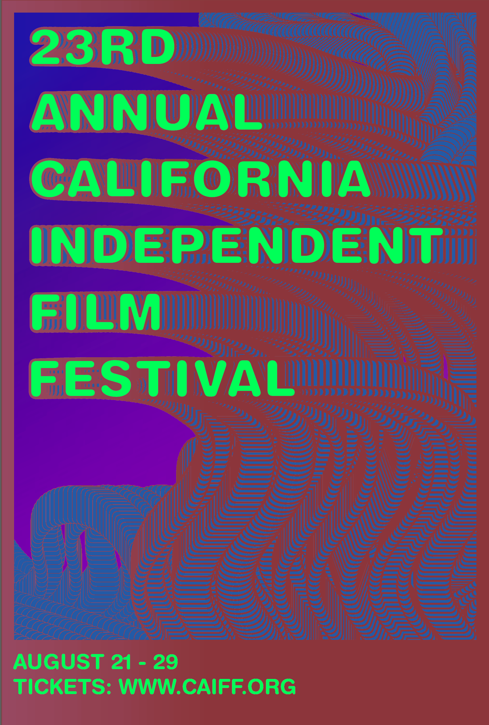 Poster Design by Filipe Pertel for California Independent Film Festival | Design #22532827