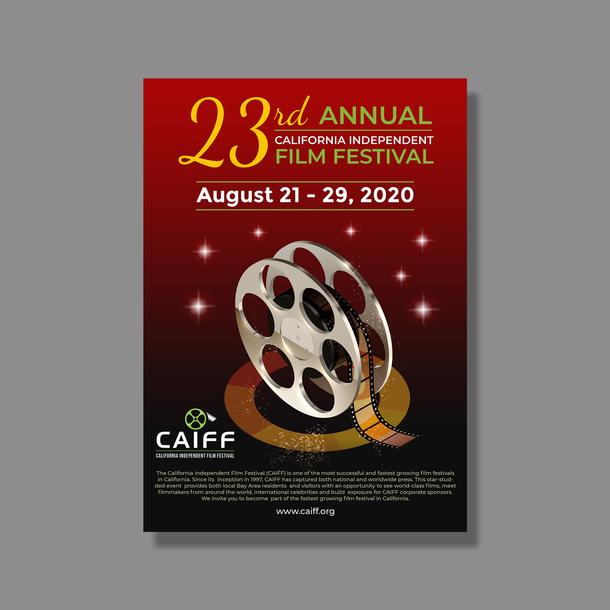 Poster-Design von Creative Milan für California Independent Film Festival | Design #22528476