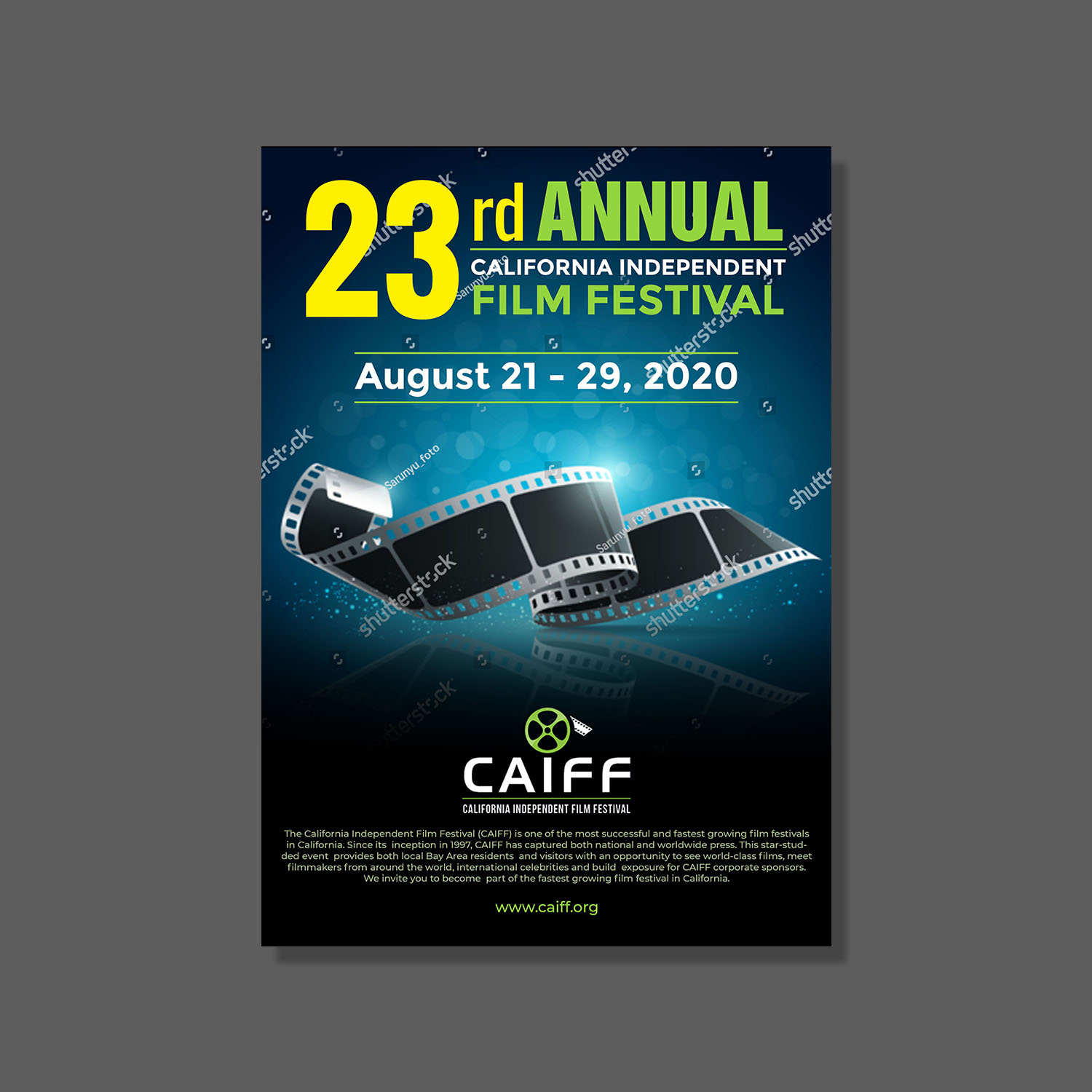 Poster Design by Creative Milan for California Independent Film Festival | Design #22529579