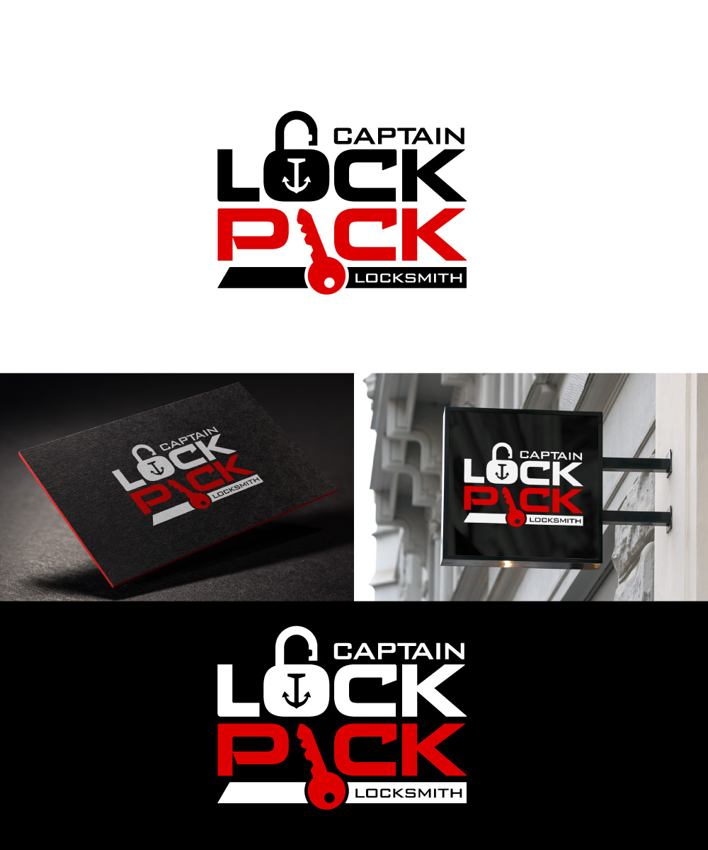 Diseño de Logo por Sergio Coelho para Captain Lock Pick | Diseño #22513892