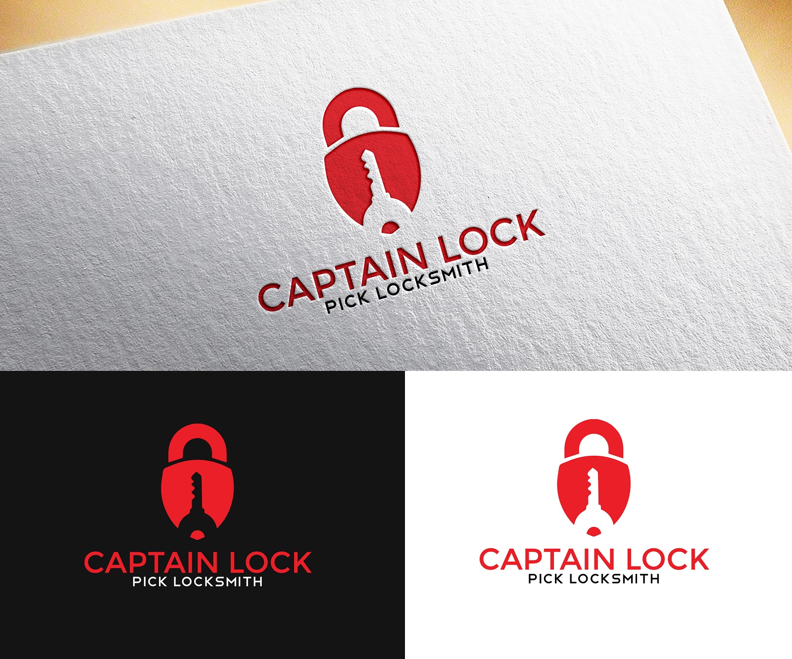 Logo Design by 2logix for Captain Lock Pick | Design #22512047