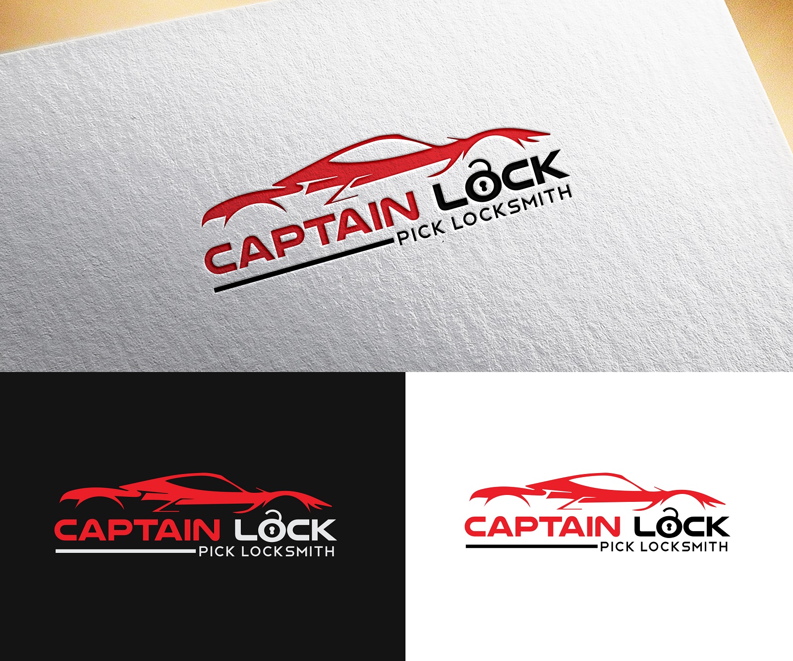 Logo Design by 2logix for Captain Lock Pick | Design #22512049