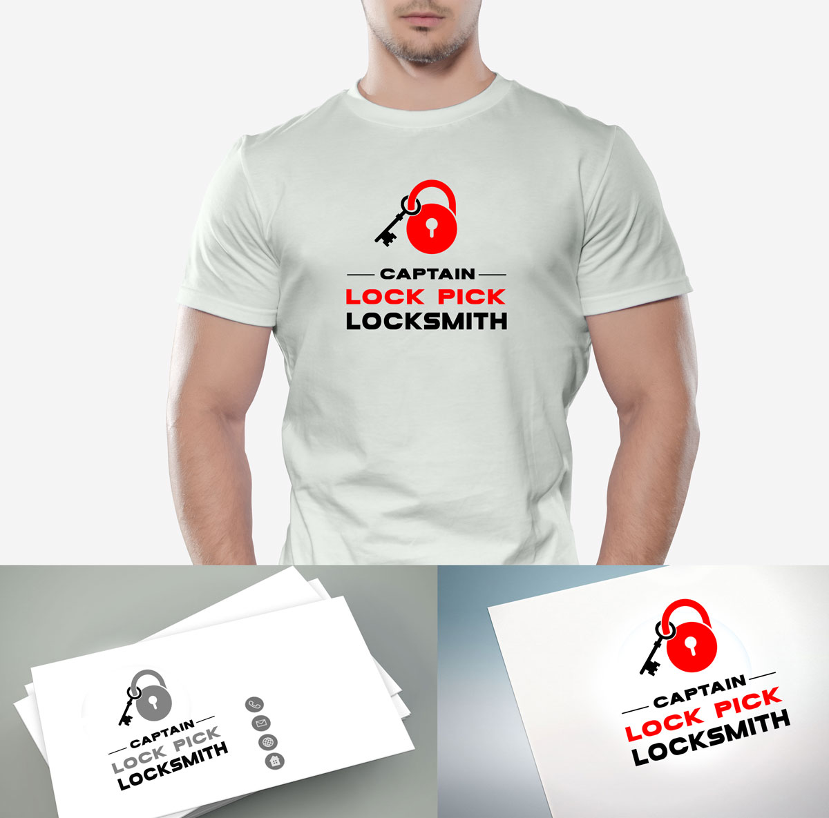 Logo Design by Wonderful design for Captain Lock Pick | Design #22501006