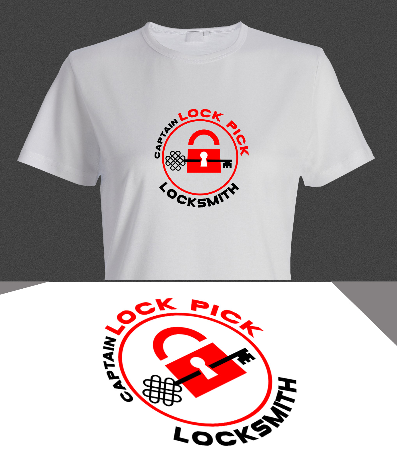 Logo Design by Wonderful design for Captain Lock Pick | Design #22501068